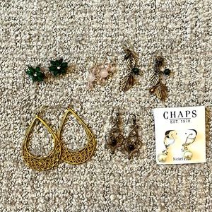 Bundle of various earrings